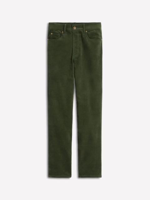 BODEN Velveteen Straight Jeans-Douglas Fir