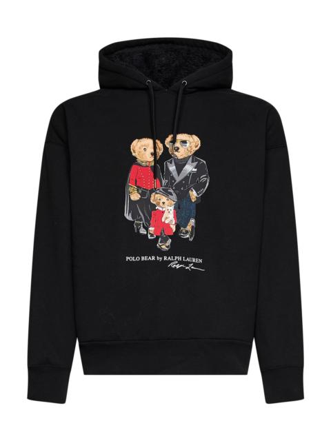 Polo Ralph Lauren Black cotton-blend Polo Bear hoodie