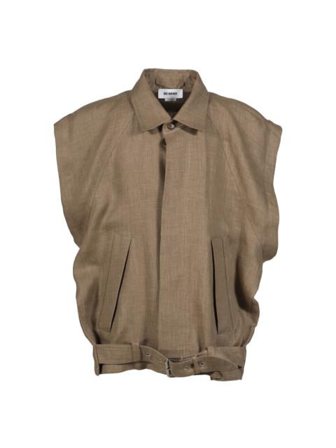 HED MAYNER COTTON TWILL VEST / BRW