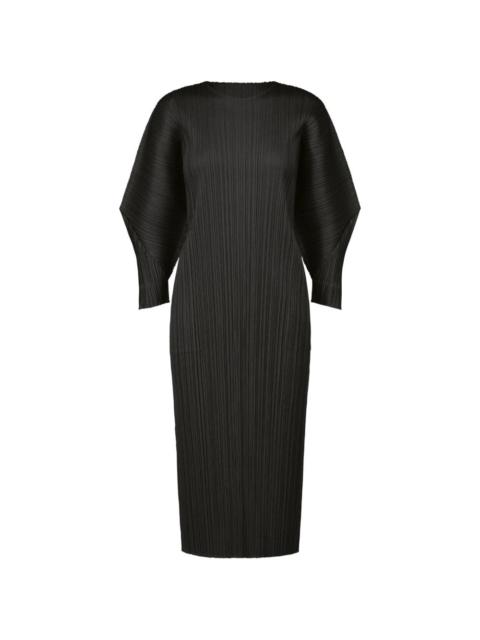 Pleats Please Issey Miyake pleated midi dress