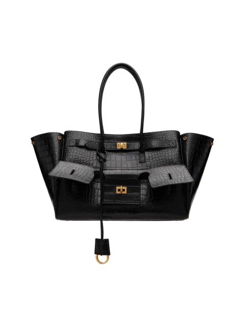 BALENCIAGA Black Bel Air M Carry All Bag