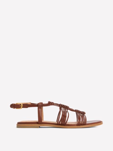 BODEN Multi Strap Knot Sandal-Tan