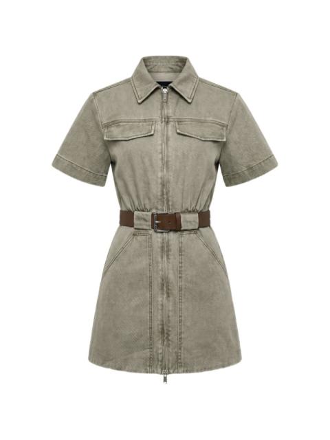 NICHOLAS Embla belted utility mini dress
