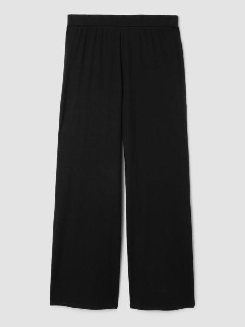 EILEEN FISHER Ribbed Knit Wide-Leg Pant