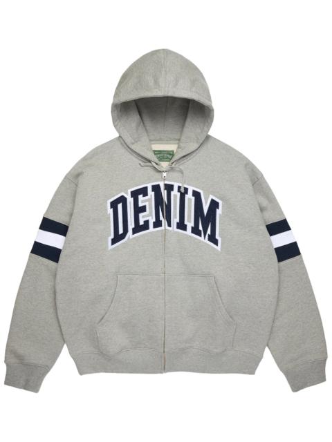 DENIM TEARS DT Stripe Zip Hoodie "Grey" DT875