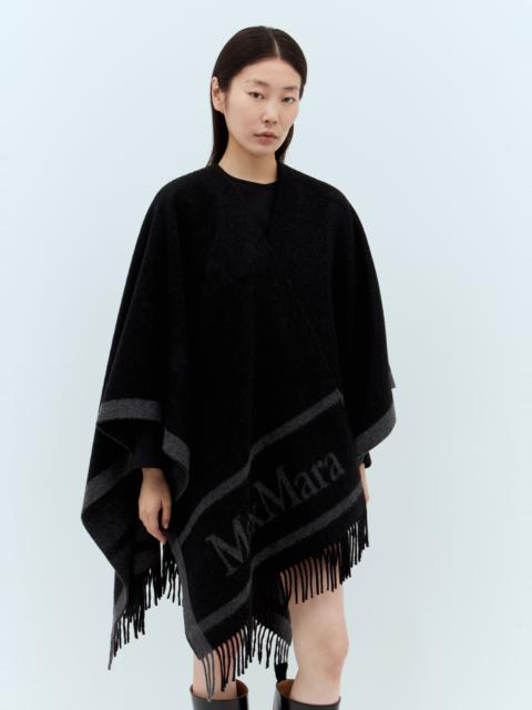 Wool Cloak With Fringes