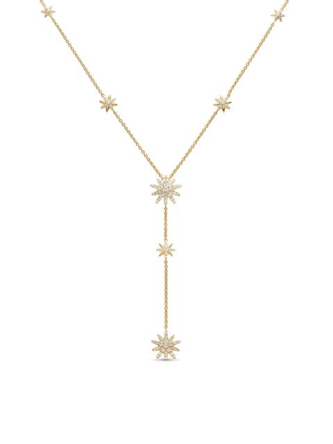 DAVID YURMAN Women's Starburst Y Necklace in 18K Yellow Gold with Diamonds, 76.7MM - Diamond