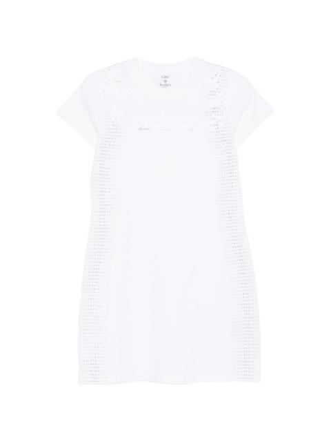 CASABLANCA crystal-embellishment mini dress