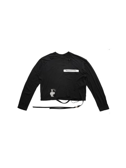 Ann Demeulemeester Ann Demeulemeester Emil Printed Patches T-Shirt Black