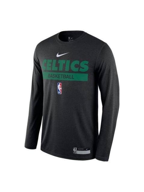 Nike Nike x NBA Practice Graphic Long-Sleeve T-shirt 'Boston Celtics' DR6506-010