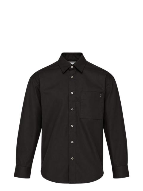 Wooyoungmi Embroidered Logo Long Sleeve Shirt