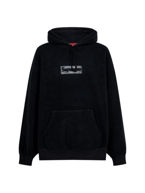 Inside Out box logo "Black" hoodie