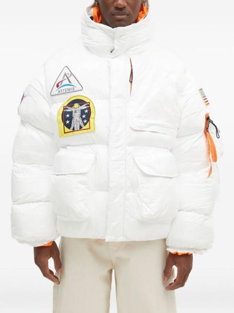 ALPHA INDUSTRIES patch-appliqué padded jacket