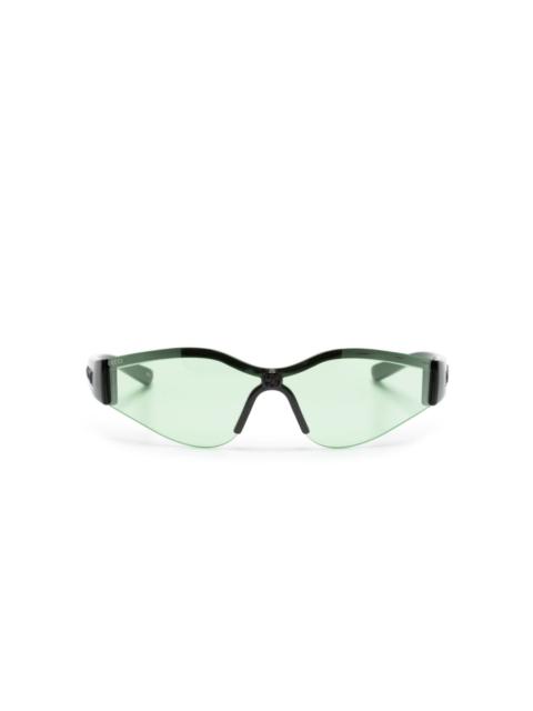 GUCCI mask-frame sunglasses