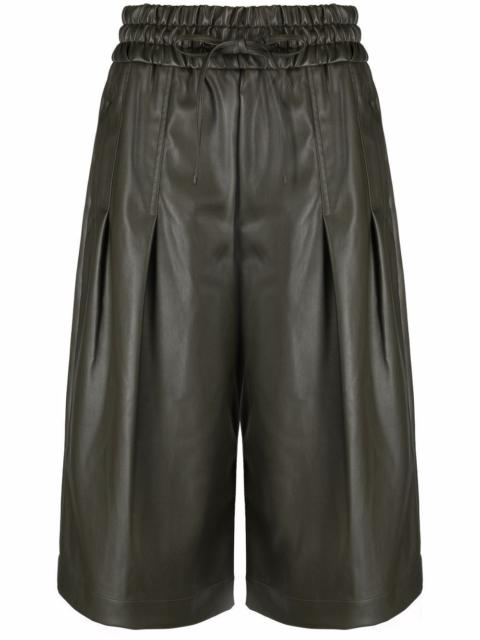 3.1 Phillip Lim vegan leather box-pleat culottes