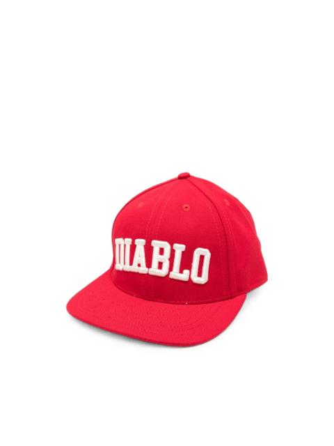 WILLY CHAVARRIA embroidered flat-peak cap