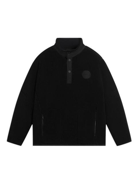Li-Ning Logo Half Zip Fleece Jacket 'Black' AAES939-2