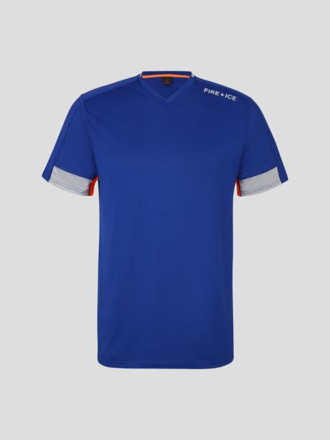 BOGNER Alrey Functional shirt in Royal blue/Orange