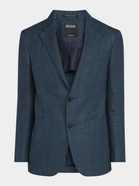 ZEGNA Men's Tonal Plaid Sport Coat
