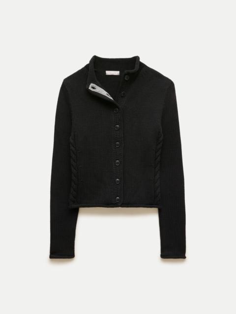 J.CREW Rollneck™ reversible cardigan