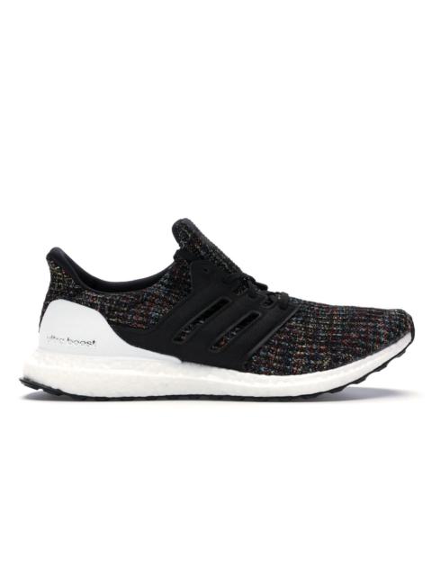 adidas Ultra Boost 4.0 Black Multi-Color White Heel Cage