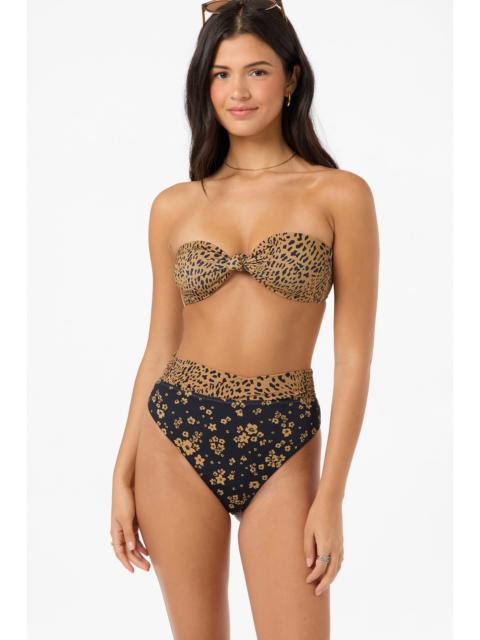 O'Neill Maya Floral Paradise Bandeau Bikini Top