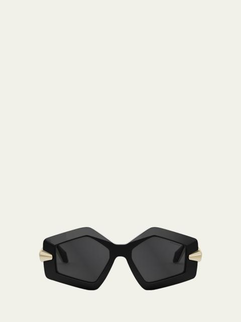 BVLGARI Serpenti Geometric Sunglasses