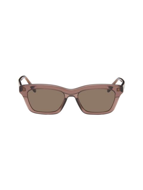 Loewe Brown Slim Rectangle Sunglasses