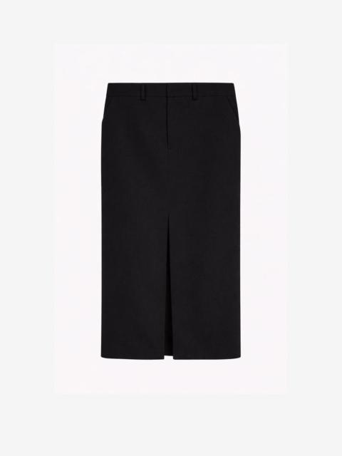 The Frankie Shop Maybelle Front Slit Pencil Skirt - Black