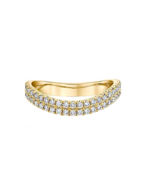 ANITA KO Diamond Curved Ring