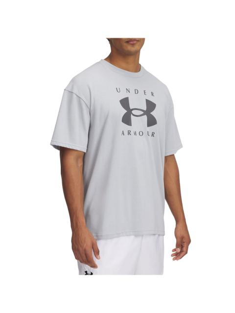 Under Armour Heavyweight Branded Oversized T-Shirt "Mod Grey / Castlerock" 1389146 011