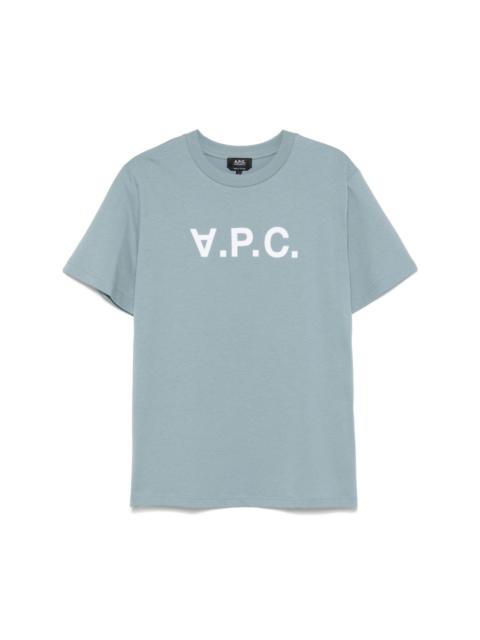 flocked-logo T-shirt