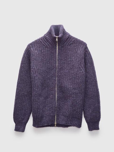 HOWLIN' "Loose Ends" Wool Knit Cardigan in Violet Dreams