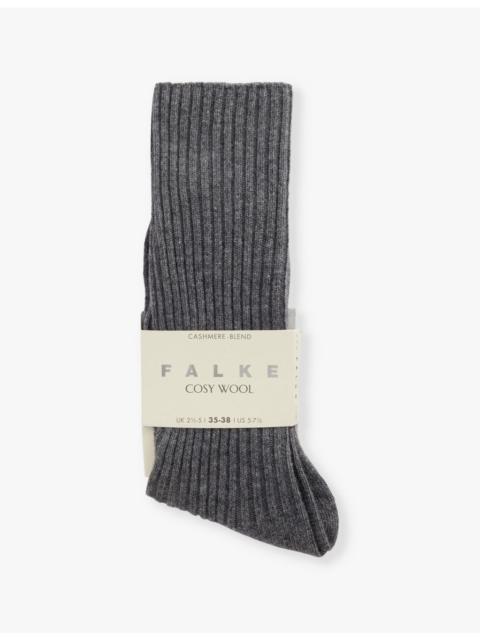FALKE Cosy Wool ribbed knit socks