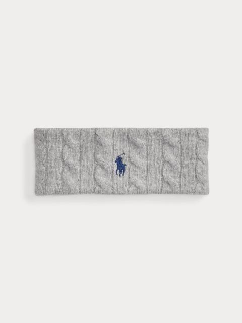 Polo Ralph Lauren Cable-Knit Wool-Cashmere Headband