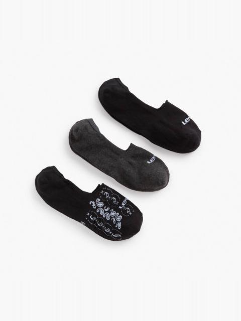 Levi's BANDANA PATCH NO SHOW SOCKS (3 PACK)