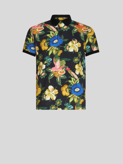 POLO SHIRT WITH FLORAL PRINT