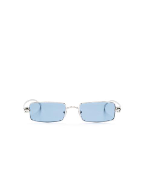 PanthÃ¨re de Cartier rectangle-frame sunglasses