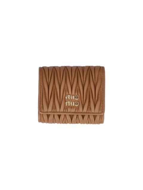Miu Miu MATELASSÉ NAPPA LEATHER WALLET