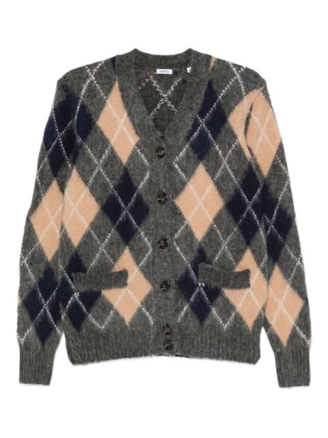 Aspesi argyle-pattern pocket cardigan