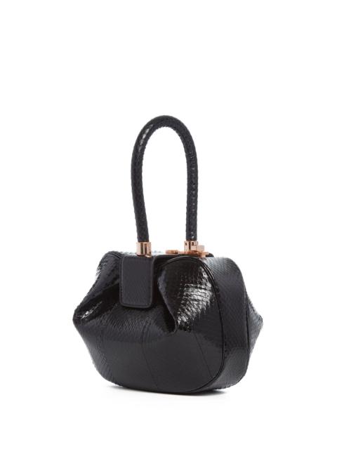 GABRIELA HEARST Nina Bag in Black Snakeskin
