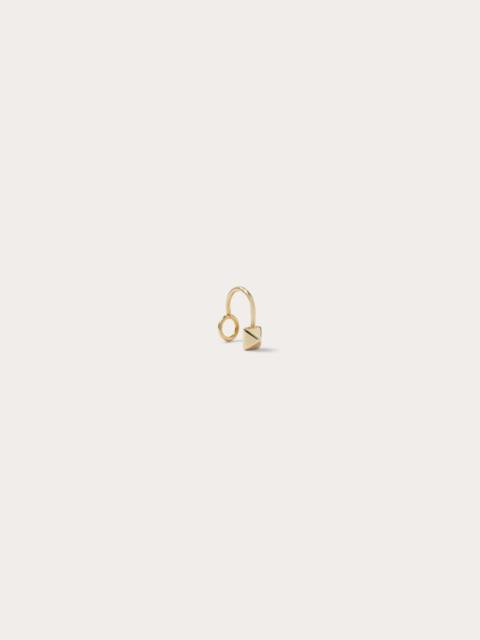 【関税＆送料込み】Valentino Garavani Lip Piercing By Valen Valentino Garavani Chez Valentino Single Earring In Metal