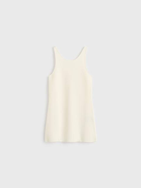 TOTEME Classic compact knit tank white