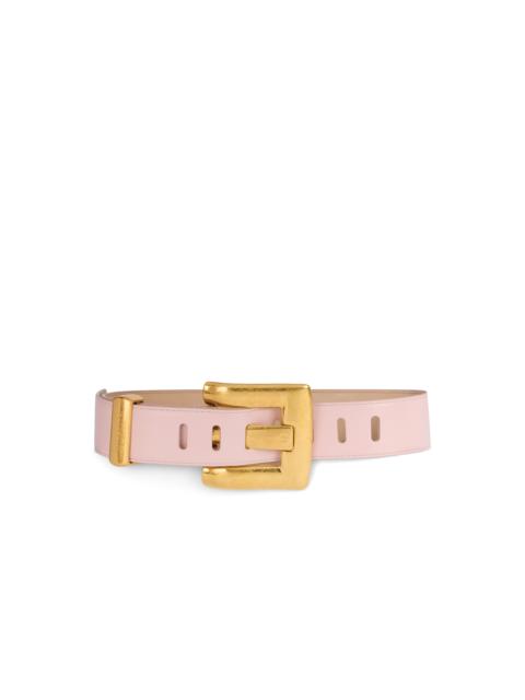 Balmain Anthem smooth leather belt