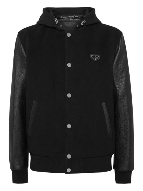 PHILIPP PLEIN panelled hooded jacket