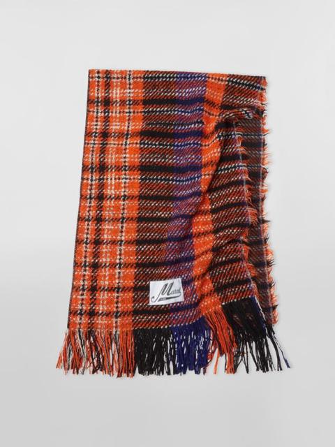 Marni CHECK WOOL SCARF