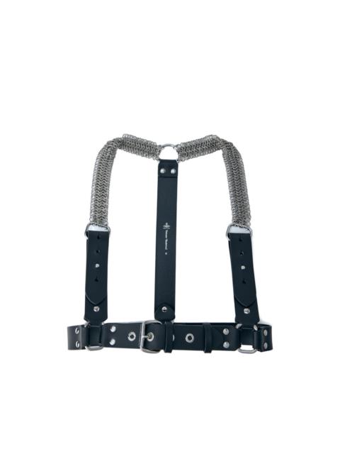 Vivienne Westwood logo-detail leather braces