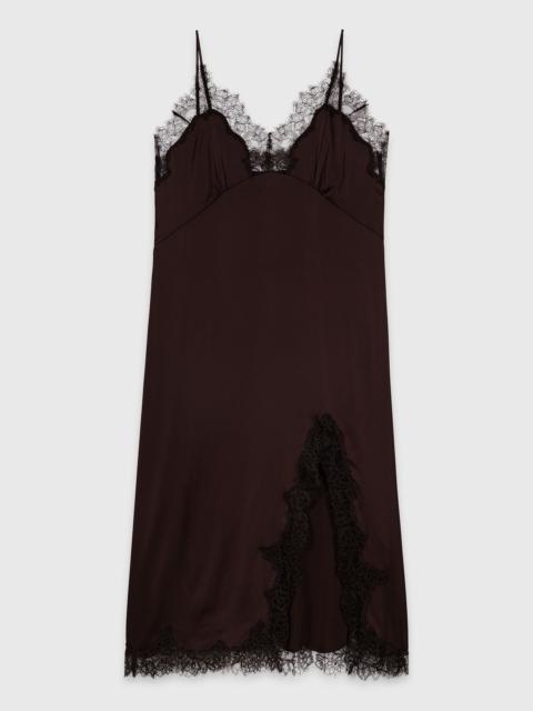 maje Midi slip dress
