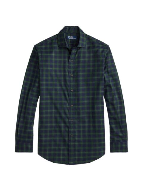 Polo Ralph Lauren Men's Classic-Fit Plaid Twill Button-Front Shirt - Navy Green Multi