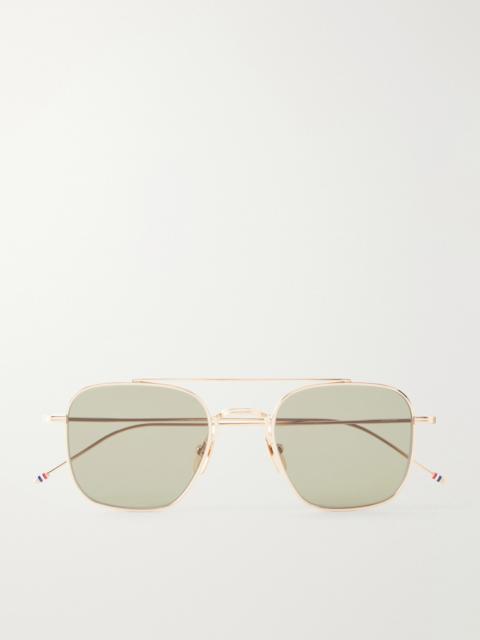 Thom Browne Aviator-Style Titanium Sunglasses